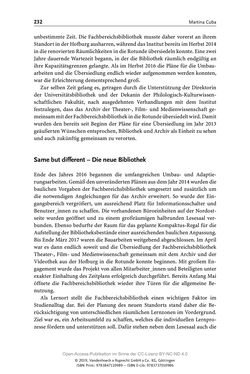 Image of the Page - 232 - in Menschen im Aufbruch - Universitätsbibliothek und Archiv der Universität Wien im Selbstverständnis ihrer Mitarbeiter_innen