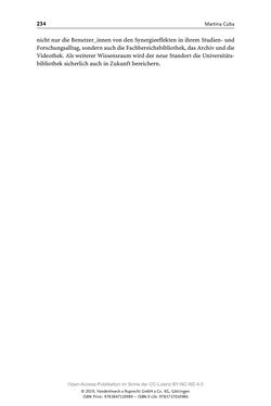 Image of the Page - 234 - in Menschen im Aufbruch - Universitätsbibliothek und Archiv der Universität Wien im Selbstverständnis ihrer Mitarbeiter_innen