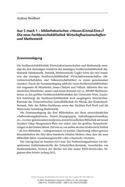 Image of the Page - 239 - in Menschen im Aufbruch - Universitätsbibliothek und Archiv der Universität Wien im Selbstverständnis ihrer Mitarbeiter_innen
