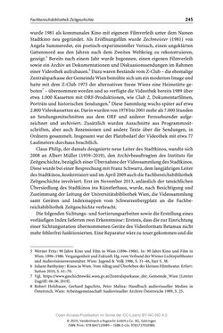 Bild der Seite - 245 - in Menschen im Aufbruch - Universitätsbibliothek und Archiv der Universität Wien im Selbstverständnis ihrer Mitarbeiter_innen