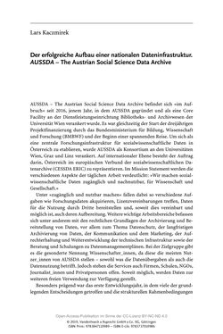 Bild der Seite - 257 - in Menschen im Aufbruch - Universitätsbibliothek und Archiv der Universität Wien im Selbstverständnis ihrer Mitarbeiter_innen