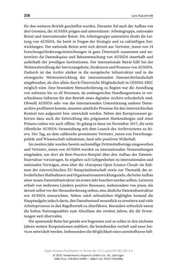 Image of the Page - 258 - in Menschen im Aufbruch - Universitätsbibliothek und Archiv der Universität Wien im Selbstverständnis ihrer Mitarbeiter_innen
