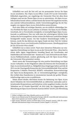 Bild der Seite - 266 - in Menschen im Aufbruch - Universitätsbibliothek und Archiv der Universität Wien im Selbstverständnis ihrer Mitarbeiter_innen
