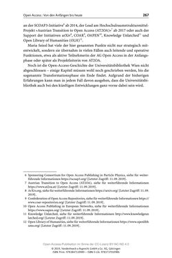 Bild der Seite - 267 - in Menschen im Aufbruch - Universitätsbibliothek und Archiv der Universität Wien im Selbstverständnis ihrer Mitarbeiter_innen