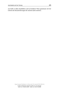 Bild der Seite - 275 - in Menschen im Aufbruch - Universitätsbibliothek und Archiv der Universität Wien im Selbstverständnis ihrer Mitarbeiter_innen