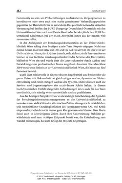 Bild der Seite - 282 - in Menschen im Aufbruch - Universitätsbibliothek und Archiv der Universität Wien im Selbstverständnis ihrer Mitarbeiter_innen