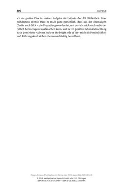 Bild der Seite - 306 - in Menschen im Aufbruch - Universitätsbibliothek und Archiv der Universität Wien im Selbstverständnis ihrer Mitarbeiter_innen