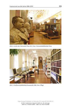 Bild der Seite - 319 - in Menschen im Aufbruch - Universitätsbibliothek und Archiv der Universität Wien im Selbstverständnis ihrer Mitarbeiter_innen