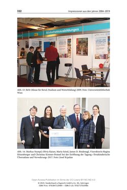 Bild der Seite - 322 - in Menschen im Aufbruch - Universitätsbibliothek und Archiv der Universität Wien im Selbstverständnis ihrer Mitarbeiter_innen