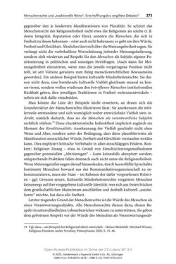 Image of the Page - 273 - in Menschenrechte und Gerechtigkeit als bleibende Aufgaben - Beiträge aus Religion, Theologie, Ethik, Recht und Wirtschaft