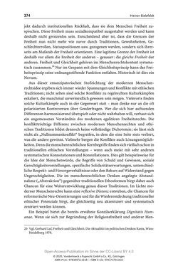 Image of the Page - 274 - in Menschenrechte und Gerechtigkeit als bleibende Aufgaben - Beiträge aus Religion, Theologie, Ethik, Recht und Wirtschaft