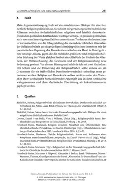 Bild der Seite - 291 - in Menschenrechte und Gerechtigkeit als bleibende Aufgaben - Beiträge aus Religion, Theologie, Ethik, Recht und Wirtschaft