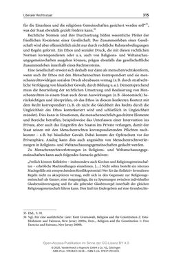 Bild der Seite - 315 - in Menschenrechte und Gerechtigkeit als bleibende Aufgaben - Beiträge aus Religion, Theologie, Ethik, Recht und Wirtschaft