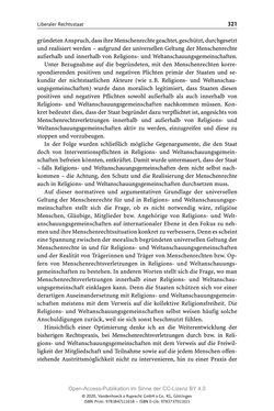 Image of the Page - 321 - in Menschenrechte und Gerechtigkeit als bleibende Aufgaben - Beiträge aus Religion, Theologie, Ethik, Recht und Wirtschaft