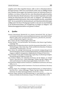 Image of the Page - 323 - in Menschenrechte und Gerechtigkeit als bleibende Aufgaben - Beiträge aus Religion, Theologie, Ethik, Recht und Wirtschaft