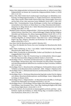 Image of the Page - 324 - in Menschenrechte und Gerechtigkeit als bleibende Aufgaben - Beiträge aus Religion, Theologie, Ethik, Recht und Wirtschaft