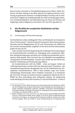 Image of the Page - 330 - in Menschenrechte und Gerechtigkeit als bleibende Aufgaben - Beiträge aus Religion, Theologie, Ethik, Recht und Wirtschaft