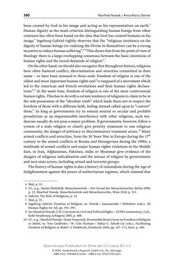 Image of the Page - 360 - in Menschenrechte und Gerechtigkeit als bleibende Aufgaben - Beiträge aus Religion, Theologie, Ethik, Recht und Wirtschaft
