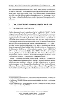 Image of the Page - 361 - in Menschenrechte und Gerechtigkeit als bleibende Aufgaben - Beiträge aus Religion, Theologie, Ethik, Recht und Wirtschaft