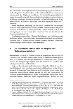 Image of the Page - 392 - in Menschenrechte und Gerechtigkeit als bleibende Aufgaben - Beiträge aus Religion, Theologie, Ethik, Recht und Wirtschaft