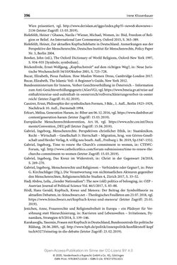 Image of the Page - 396 - in Menschenrechte und Gerechtigkeit als bleibende Aufgaben - Beiträge aus Religion, Theologie, Ethik, Recht und Wirtschaft