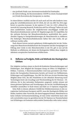 Image of the Page - 405 - in Menschenrechte und Gerechtigkeit als bleibende Aufgaben - Beiträge aus Religion, Theologie, Ethik, Recht und Wirtschaft