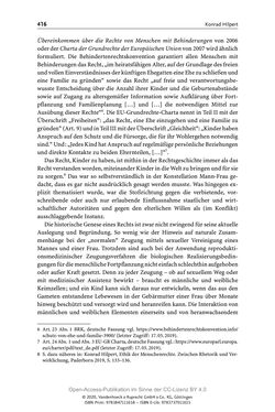 Bild der Seite - 416 - in Menschenrechte und Gerechtigkeit als bleibende Aufgaben - Beiträge aus Religion, Theologie, Ethik, Recht und Wirtschaft