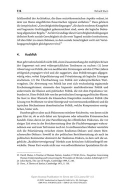 Image of the Page - 516 - in Menschenrechte und Gerechtigkeit als bleibende Aufgaben - Beiträge aus Religion, Theologie, Ethik, Recht und Wirtschaft