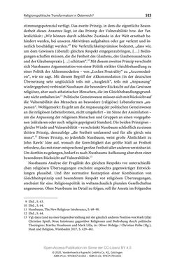 Image of the Page - 523 - in Menschenrechte und Gerechtigkeit als bleibende Aufgaben - Beiträge aus Religion, Theologie, Ethik, Recht und Wirtschaft