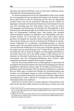 Image of the Page - 560 - in Menschenrechte und Gerechtigkeit als bleibende Aufgaben - Beiträge aus Religion, Theologie, Ethik, Recht und Wirtschaft