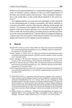Image of the Page - 585 - in Menschenrechte und Gerechtigkeit als bleibende Aufgaben - Beiträge aus Religion, Theologie, Ethik, Recht und Wirtschaft