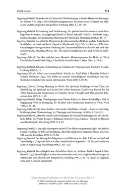 Image of the Page - 713 - in Menschenrechte und Gerechtigkeit als bleibende Aufgaben - Beiträge aus Religion, Theologie, Ethik, Recht und Wirtschaft