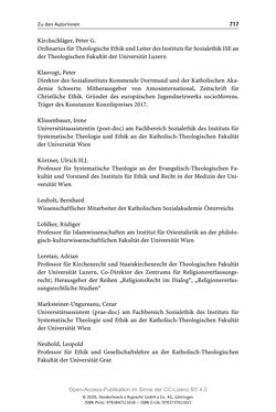 Image of the Page - 717 - in Menschenrechte und Gerechtigkeit als bleibende Aufgaben - Beiträge aus Religion, Theologie, Ethik, Recht und Wirtschaft