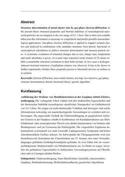 Image of the Page - (000009) - in Aufklärung der Struktur von Metallclusterionen in der Gasphase mittels Elektronenbeugung