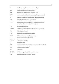 Image of the Page - IX - in Aufklärung der Struktur von Metallclusterionen in der Gasphase mittels Elektronenbeugung