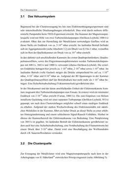 Image of the Page - 17 - in Aufklärung der Struktur von Metallclusterionen in der Gasphase mittels Elektronenbeugung