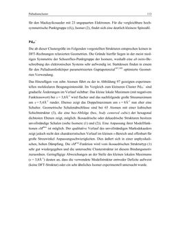 Bild der Seite - 113 - in Aufklärung der Struktur von Metallclusterionen in der Gasphase mittels Elektronenbeugung