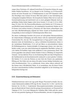 Bild der Seite - 147 - in Aufklärung der Struktur von Metallclusterionen in der Gasphase mittels Elektronenbeugung