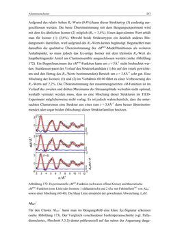 Bild der Seite - 243 - in Aufklärung der Struktur von Metallclusterionen in der Gasphase mittels Elektronenbeugung