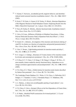 Image of the Page - 347 - in Aufklärung der Struktur von Metallclusterionen in der Gasphase mittels Elektronenbeugung