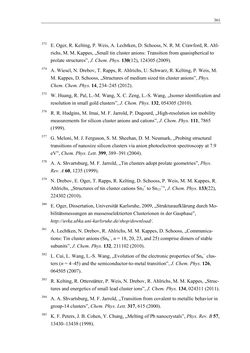 Image of the Page - 361 - in Aufklärung der Struktur von Metallclusterionen in der Gasphase mittels Elektronenbeugung