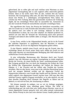 Image of the Page - 44 - in Grundlegung zur Metaphysik der Sitten