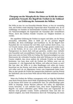 Image of the Page - 54 - in Grundlegung zur Metaphysik der Sitten