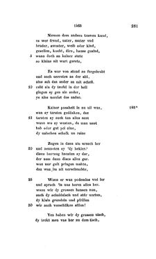 Image of the Page - 281 - in Michael Beheim's - Buch von den Wienern