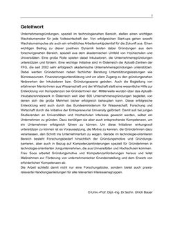 Image of the Page - I - in Motive und unternehmerische Kompetenzen von GründerInnen technologie-orientierter Unternehmen