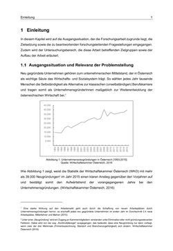 Bild der Seite - 1 - in Motive und unternehmerische Kompetenzen von GründerInnen technologie-orientierter Unternehmen