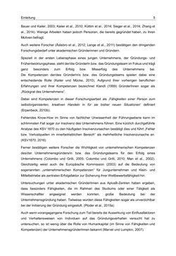 Image of the Page - 5 - in Motive und unternehmerische Kompetenzen von GründerInnen technologie-orientierter Unternehmen