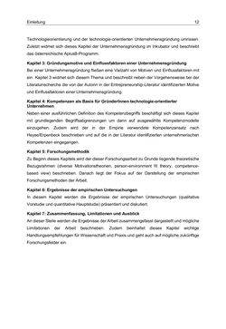 Image of the Page - 12 - in Motive und unternehmerische Kompetenzen von GründerInnen technologie-orientierter Unternehmen