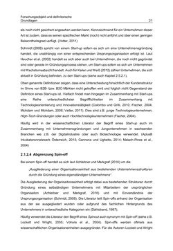 Image of the Page - 21 - in Motive und unternehmerische Kompetenzen von GründerInnen technologie-orientierter Unternehmen