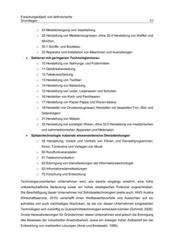Bild der Seite - 31 - in Motive und unternehmerische Kompetenzen von GründerInnen technologie-orientierter Unternehmen